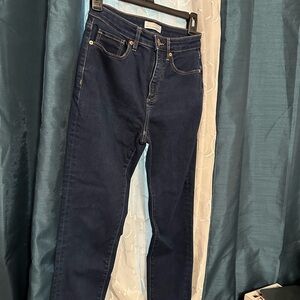 LOFT Dark Blue High Rise Skinny Women's Jeans